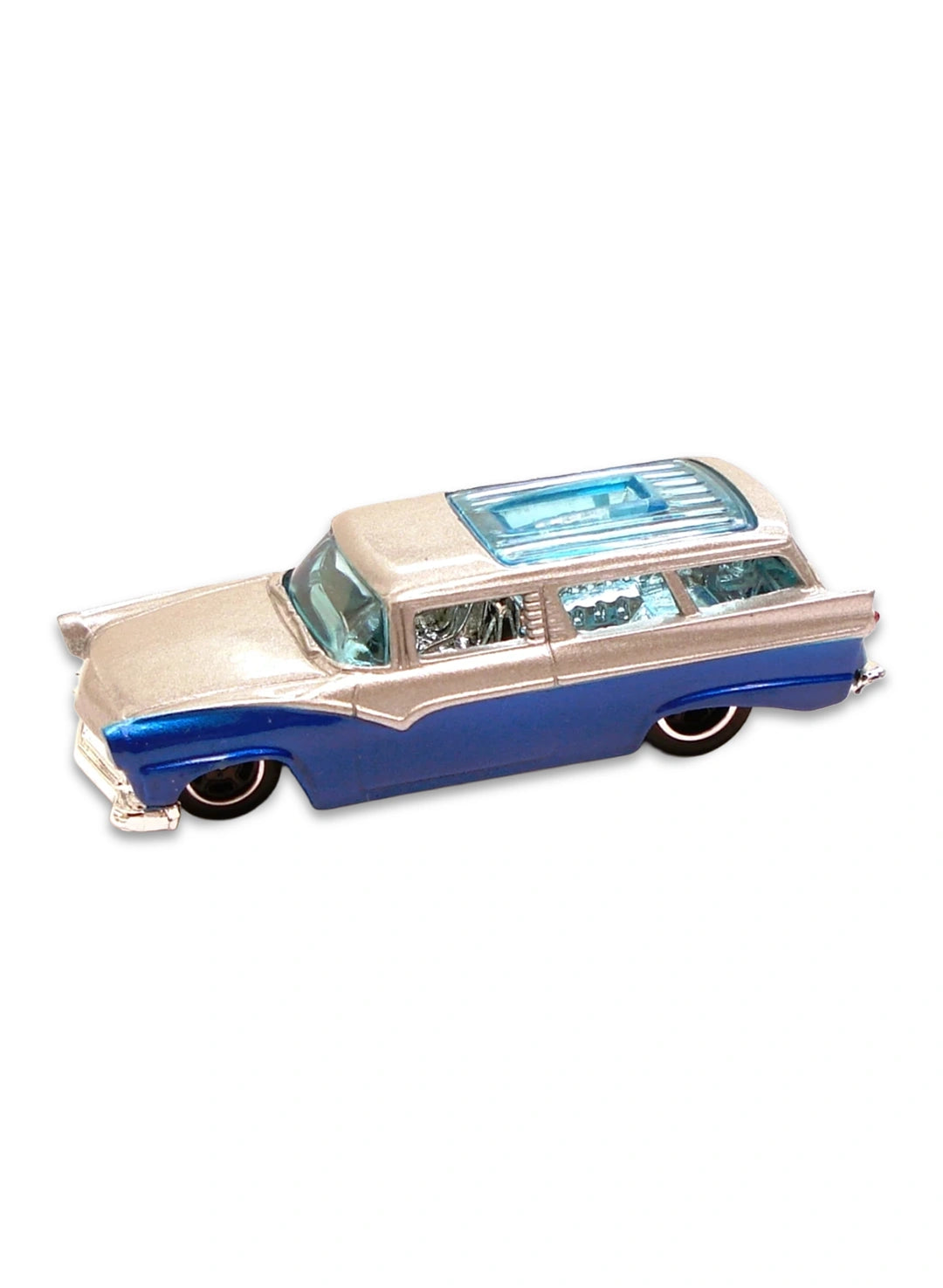 Hot Wheels Garage 2010 8 Crate 1:64 – Metallic Silver & Blue