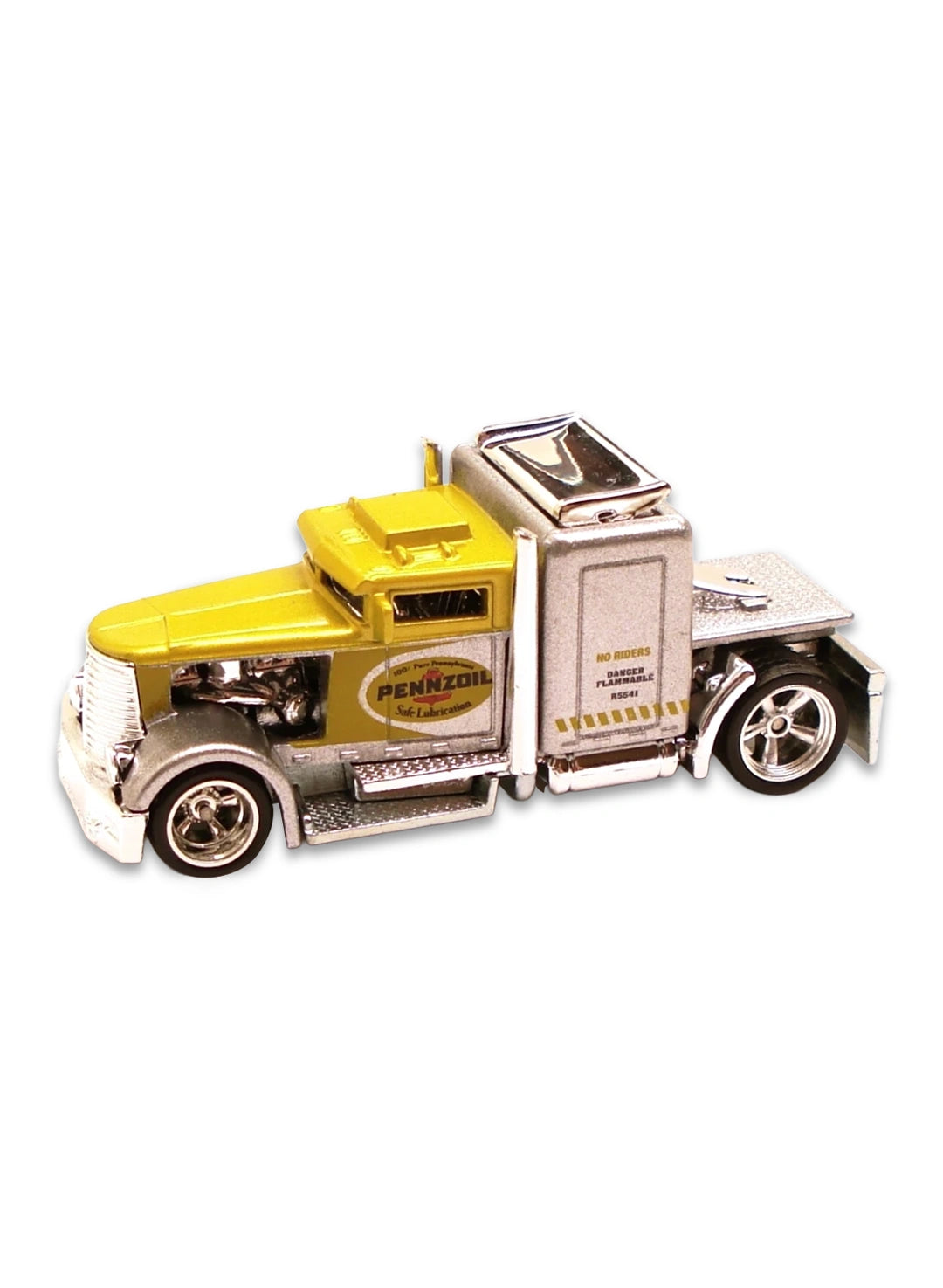 Hot Wheels Delivery Slick Rides 2010 Convoy Custom 1:64 – Metallic Silver & Light Gold