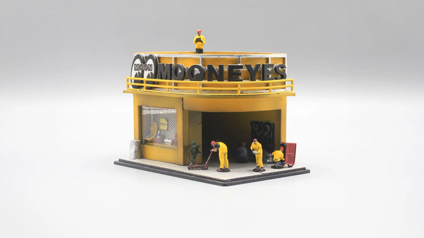 Mooneyes Garage Mini Diorama for 1:64 Diecast Cars