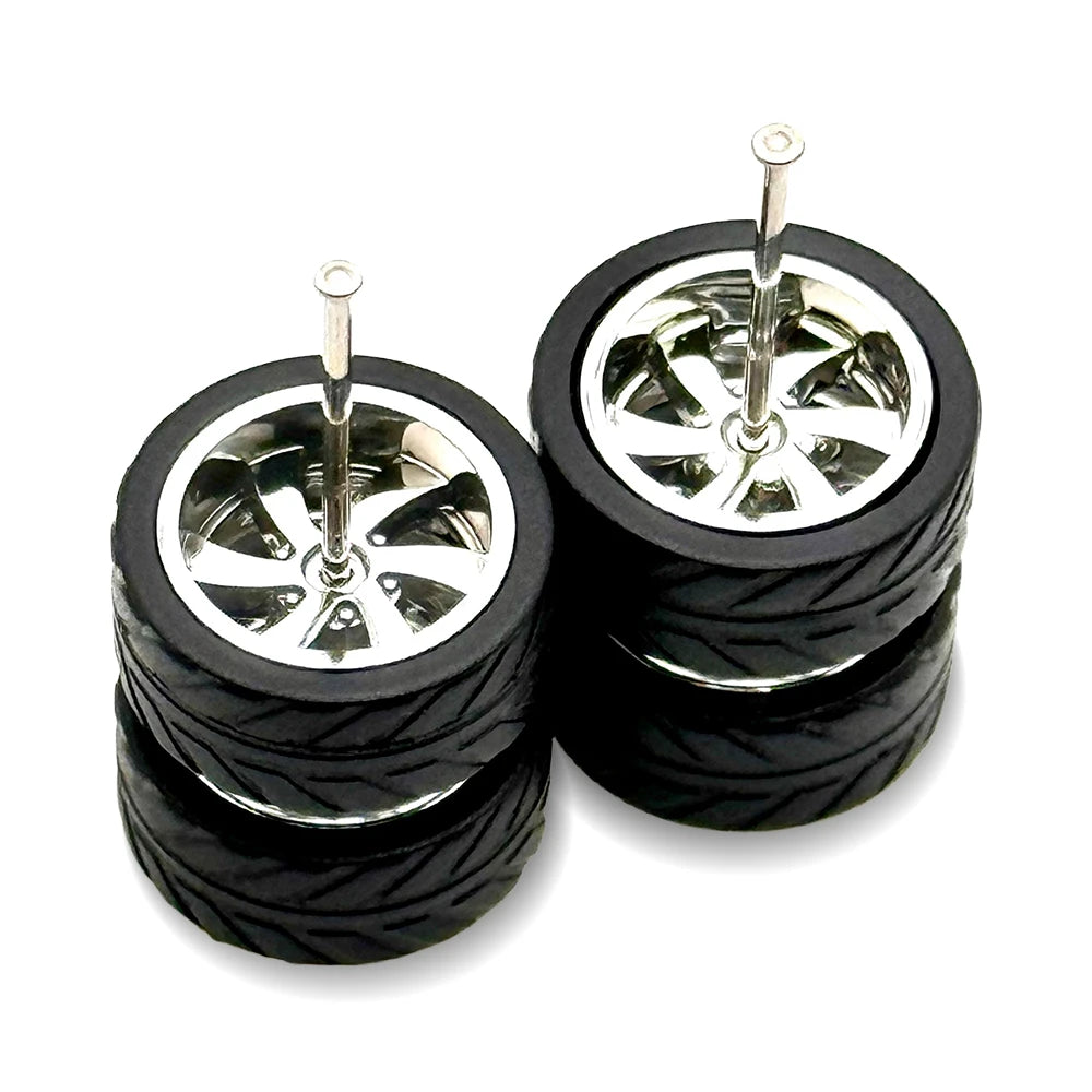 NEW Billet Blade Chrome Deep Dish 12.7mm with 21mm Axle