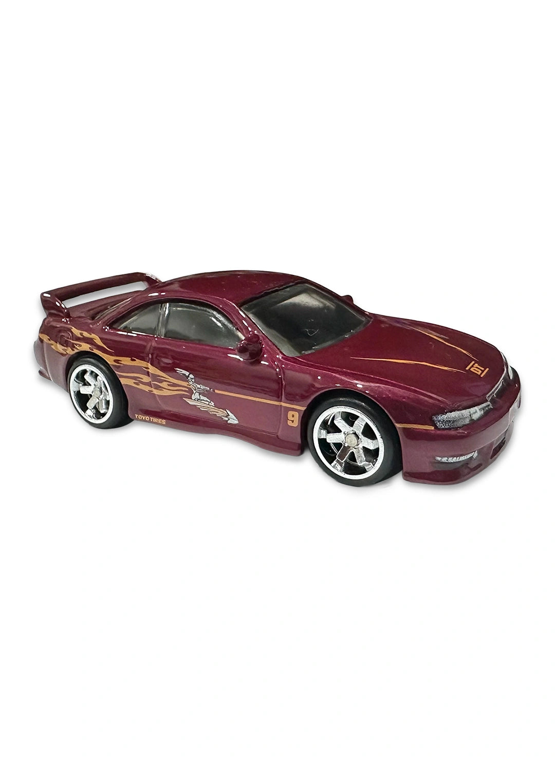 Hot Wheels Fast & Furious Premium Series Mix 3 2025 Nissan 240SX (S14) 1:64 – Burgundy