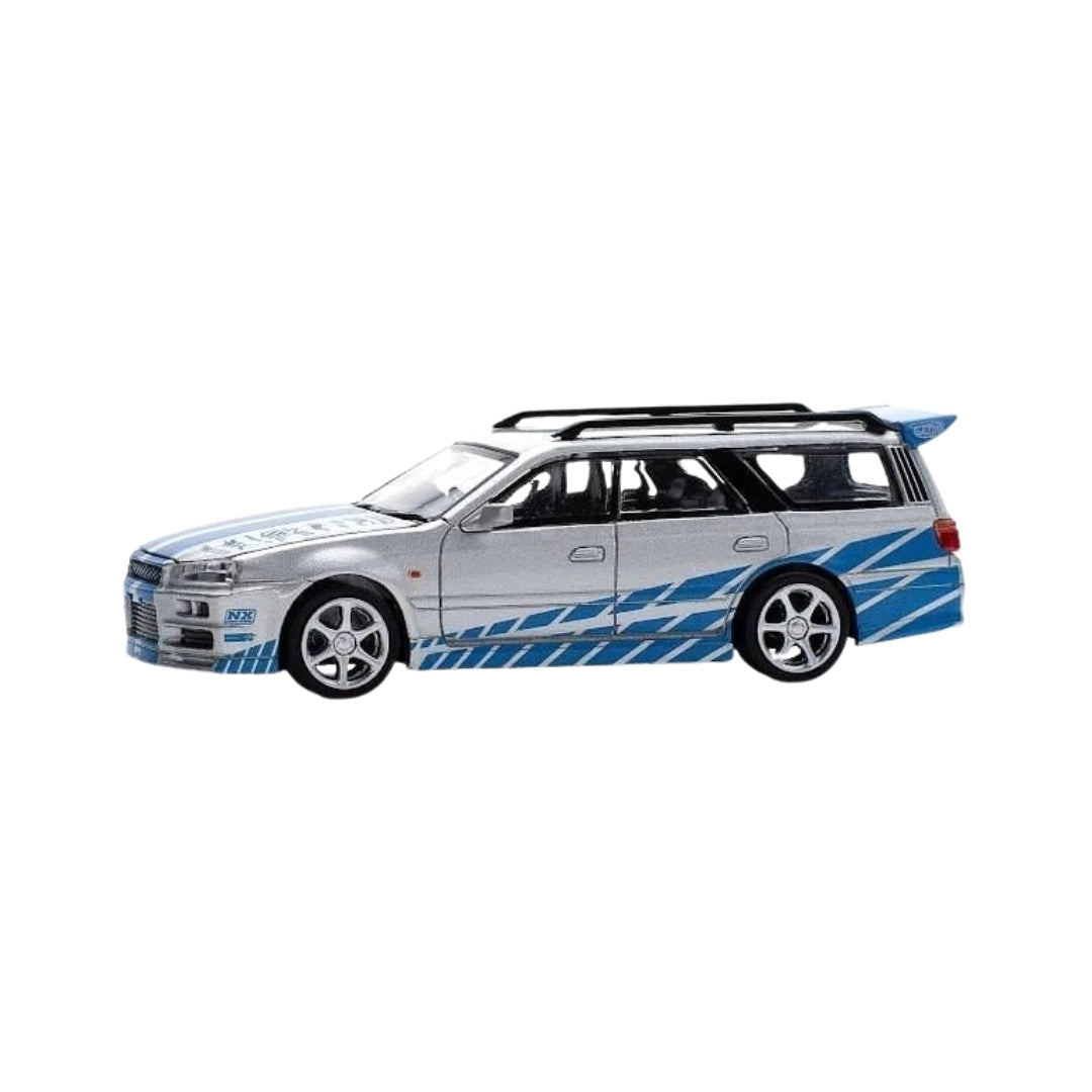 Nissan Stagea Blue/Silver - Silver/Blue