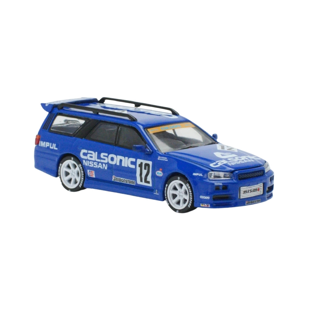 Nissan Stagea Calsonic Livery - Blue