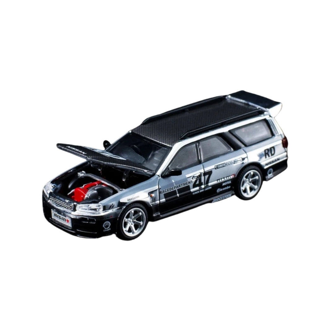 Nissan Stagea Chrome Silver - Silver