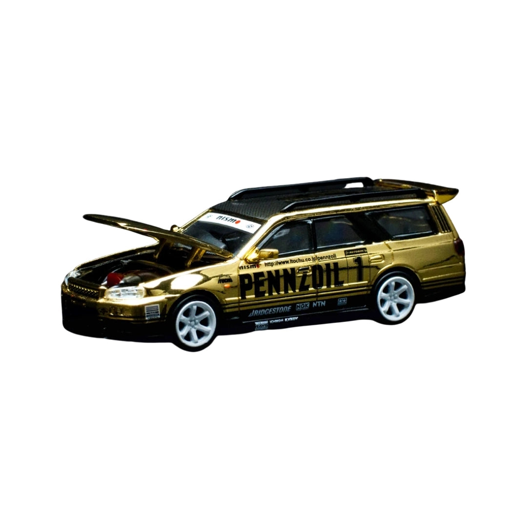 Nissan Stagea Gold Chrome - Gold