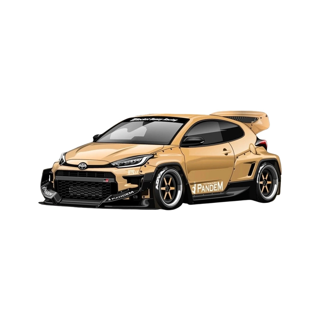 Pandem GR Yaris SGTV Taiwan Special Edition - Satin Gold