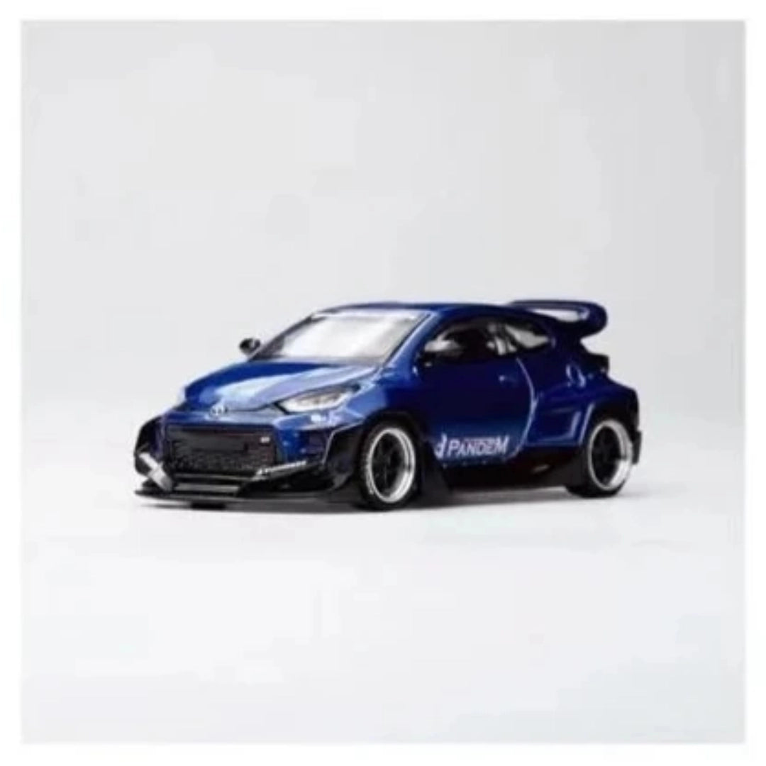 Pandem GR Yaris Metallic Blue (Black Wheels)