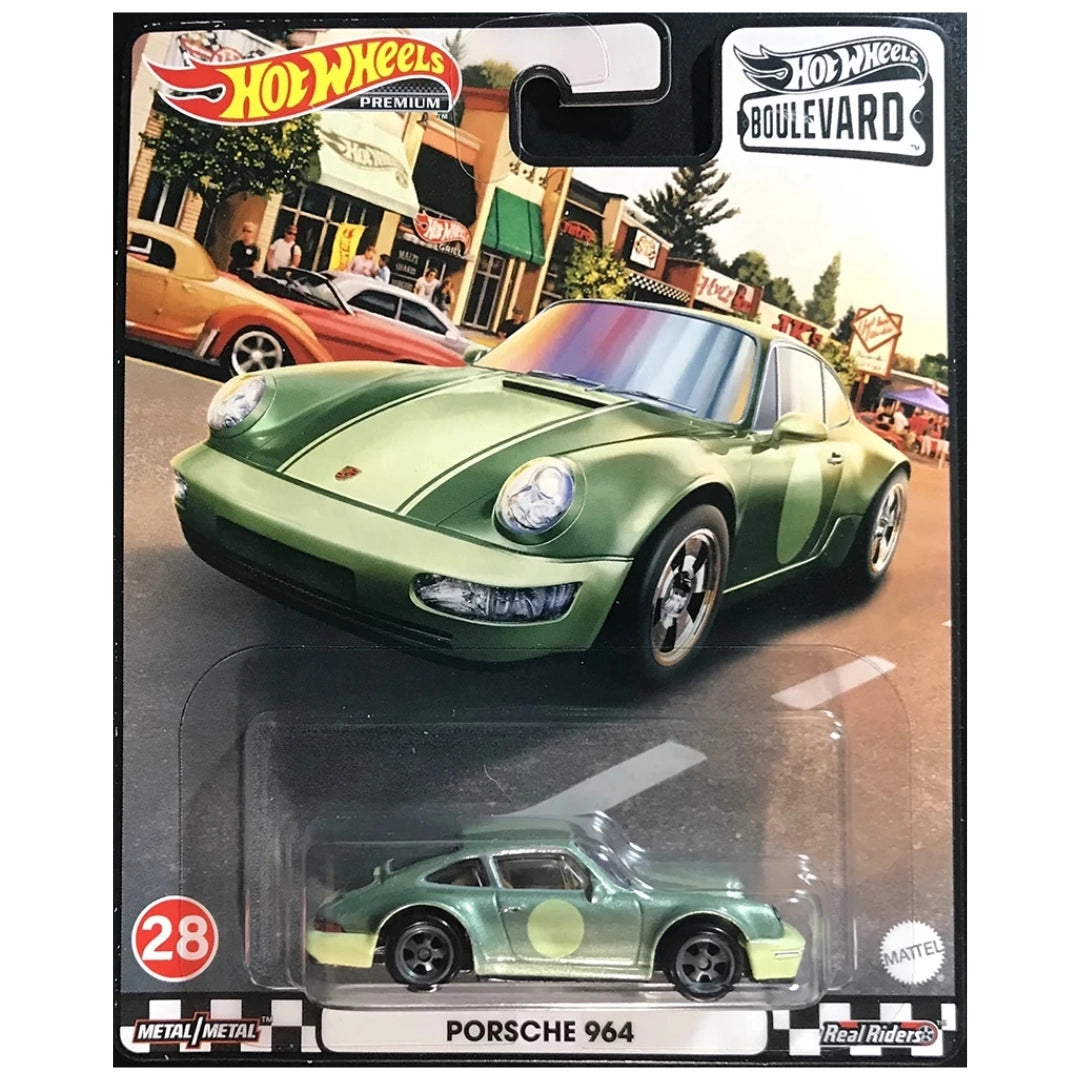 Hot Wheels 1:64 Porsche 964 Olive Green