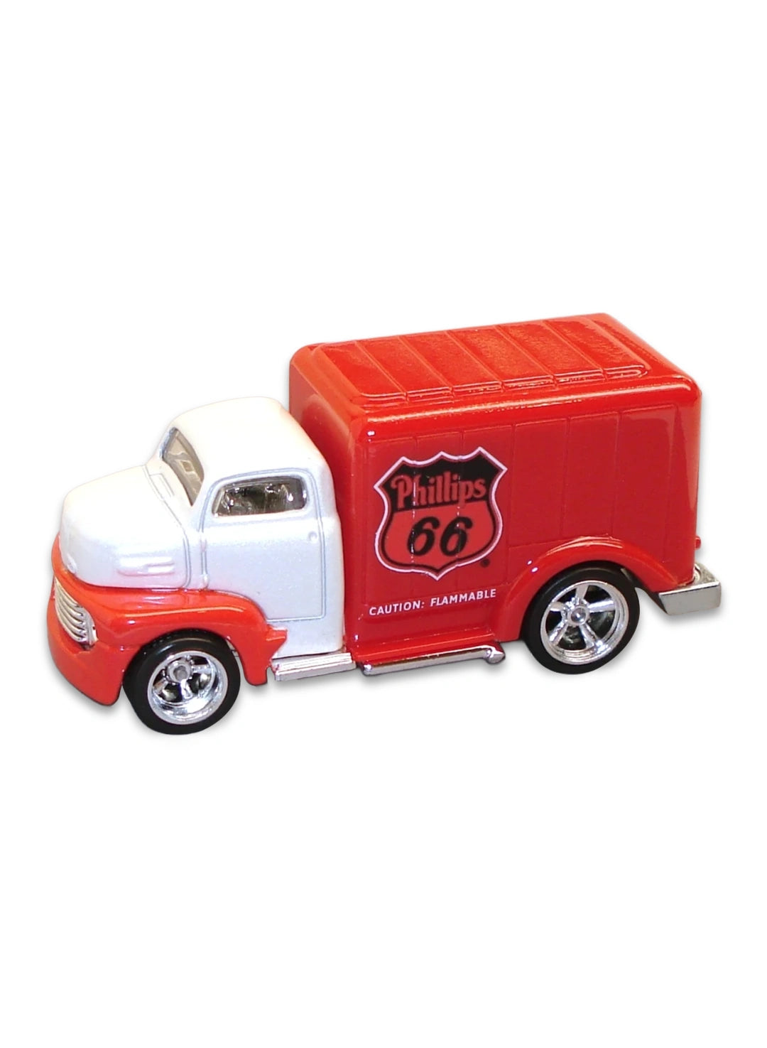 Hot Wheels Delivery Slick Rides 2010 '49 Ford C.O.E. 1:64 – Red & Pearl White