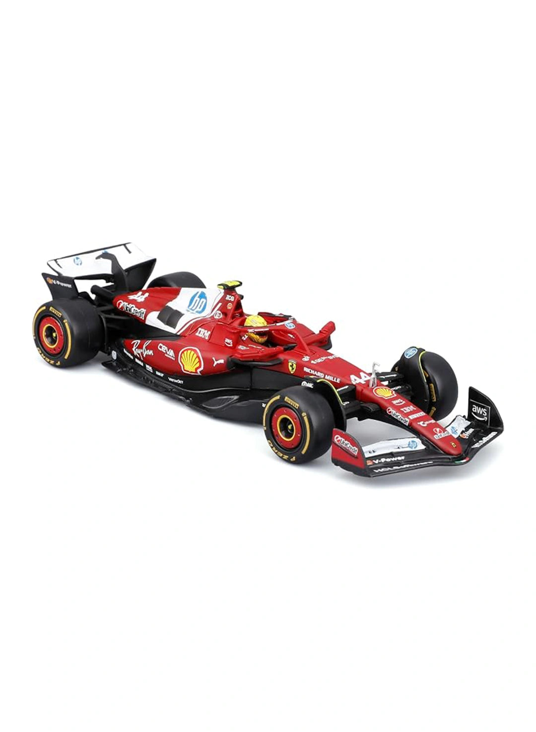 Hot Wheels 2026 Formula One Collection Mix 3 Scuderia Ferrari HP (#44) 1:64 – Racing Red