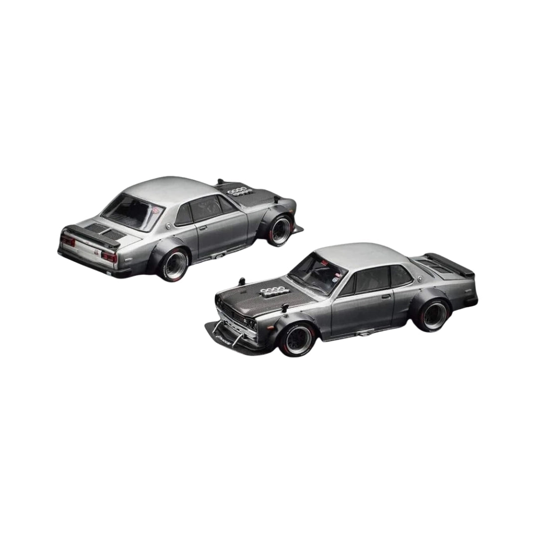 Skyline GT-R V8 Drift (Hakosuka) VDX 2024 - Silver Vintage Diecast Exhibition VDX Exclusive Hong Kong