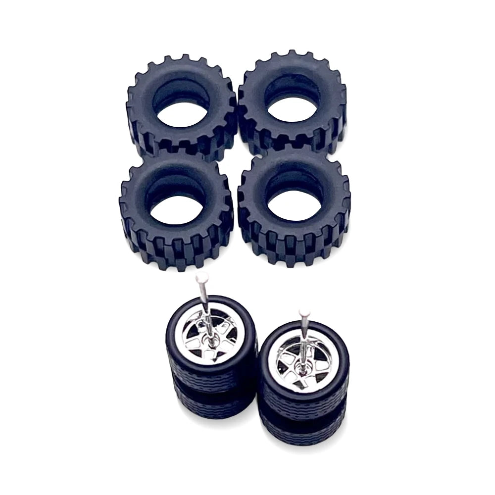 Chrome 5 Star 14 mm Off-road Wheel & Tire Kit