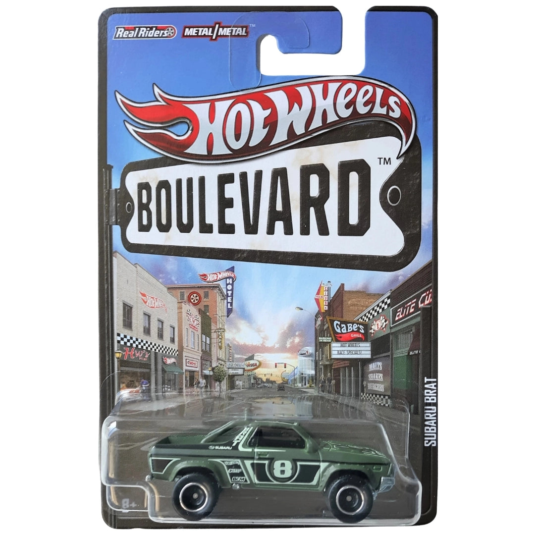 Hot Wheels 1:64 Subaru BRAT Olive Green