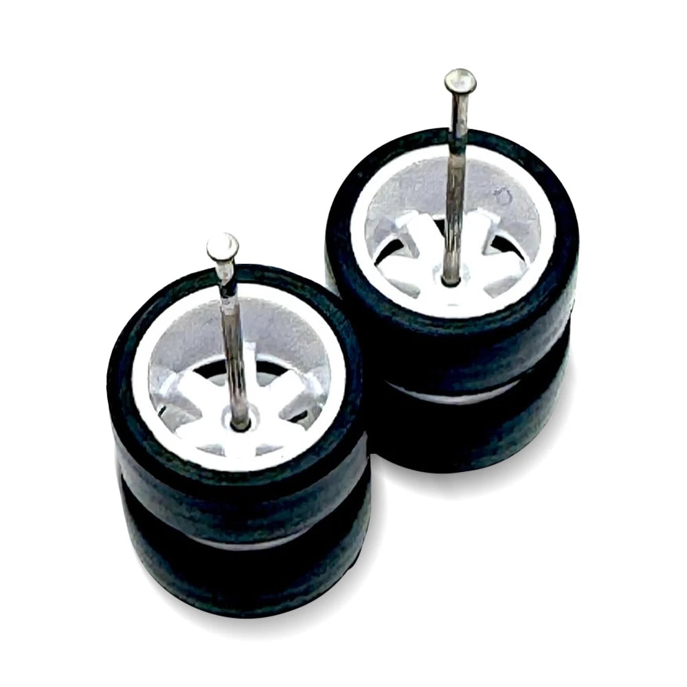 Te37 White Full Deep Dish 11mm / 11mm