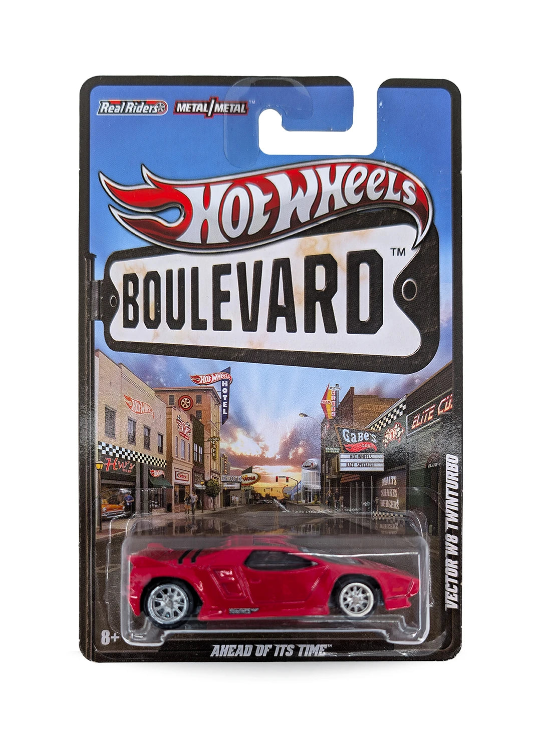 Hot Wheels Boulevard (Pre 2013) – 2012 Vector W8 TwinTurbo 1:64 - Red