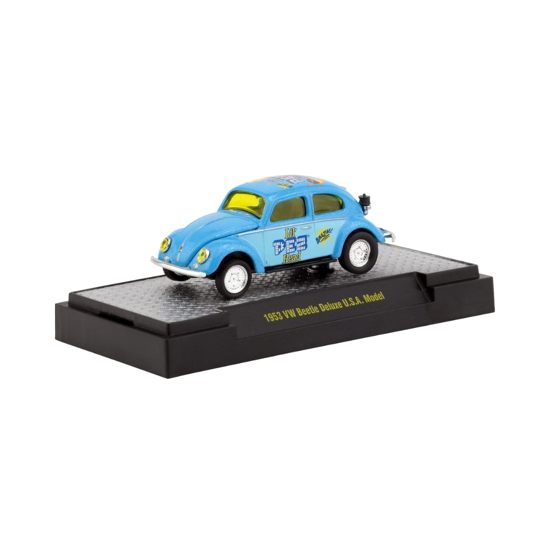 Volkswagen Beetle - Light Blue/Yellow (PEZ Standard Version)