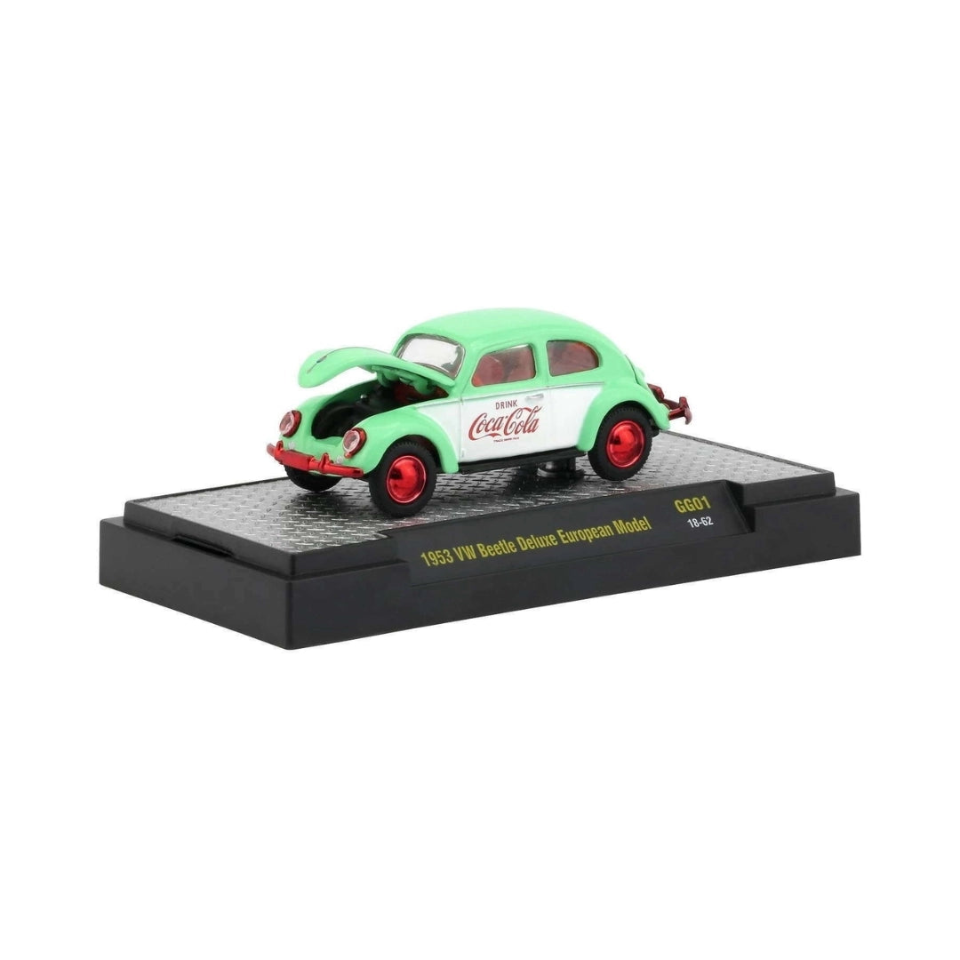 Volkswagen Beetle - Mint Green/White (Coca-Cola Chase Version with Red Chrome Details)