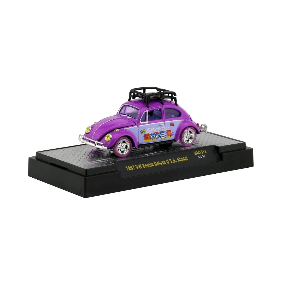Volkswagen Beetle - Purple (PEZ Chase Version with Roof Rack)