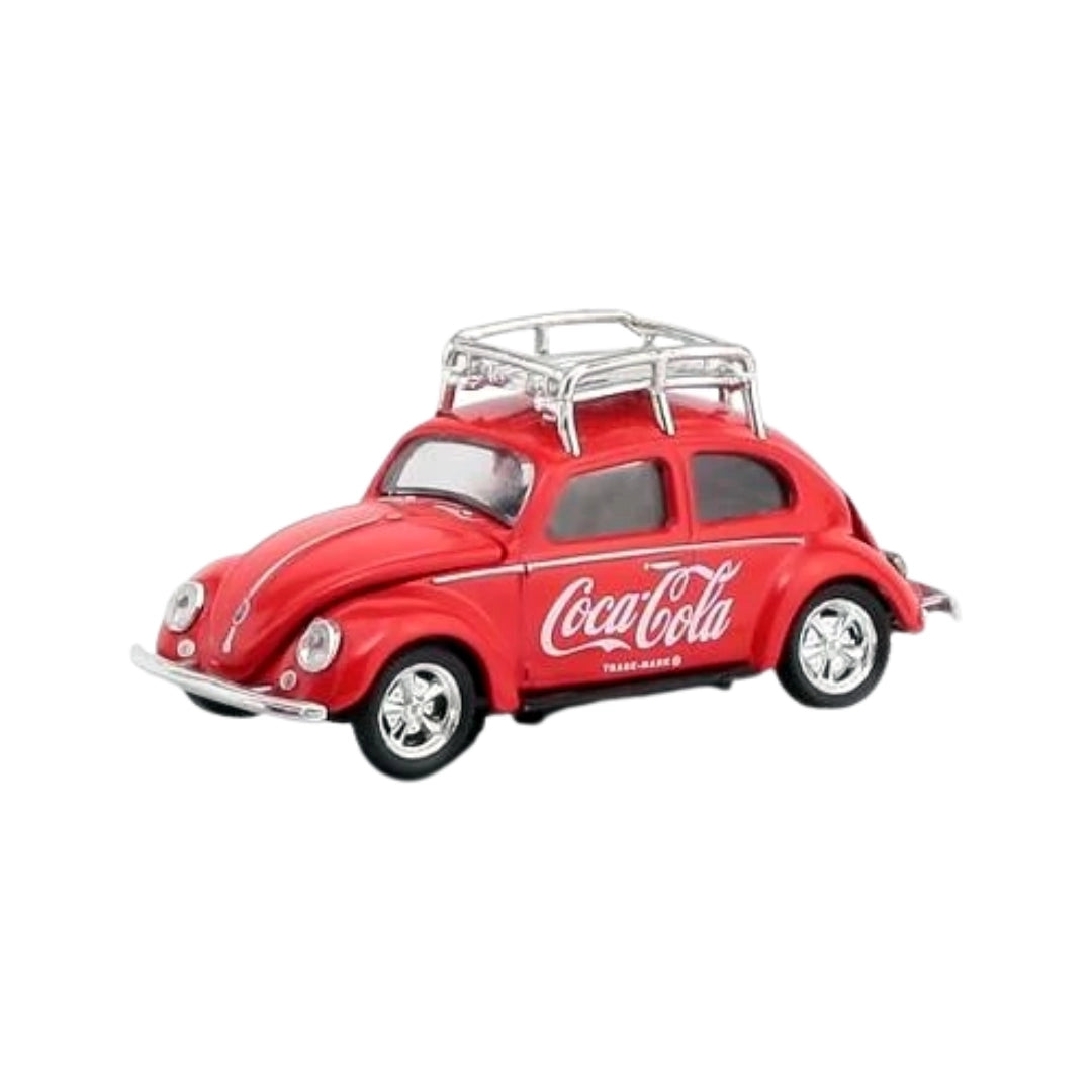 Volkswagen Beetle - Red (Coca-Cola Auto-Haulers Standard Version with Silver Roof Rack)