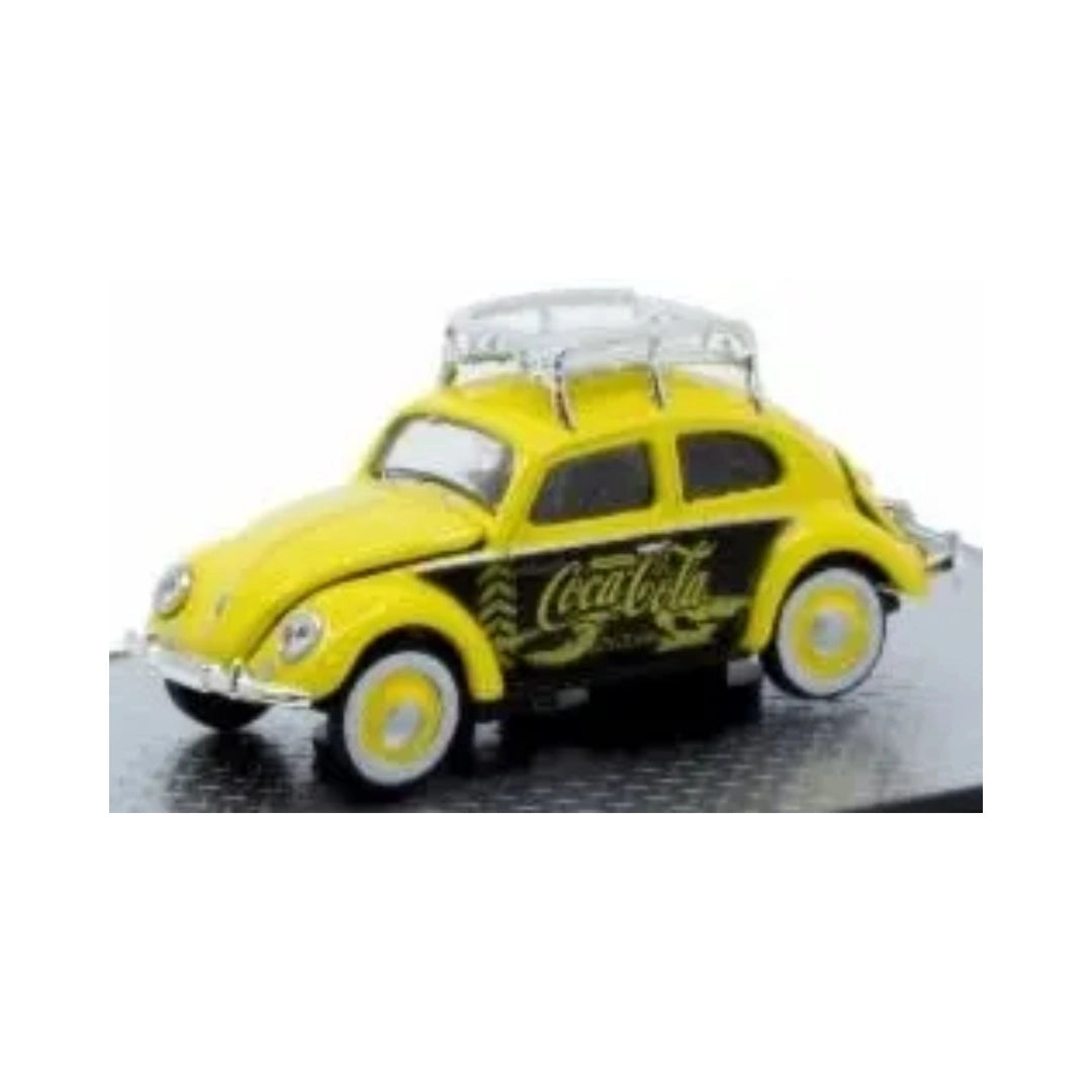 Volkswagen Beetle - Yellow (Yellow Rims, Silver Details & Purple Interior)