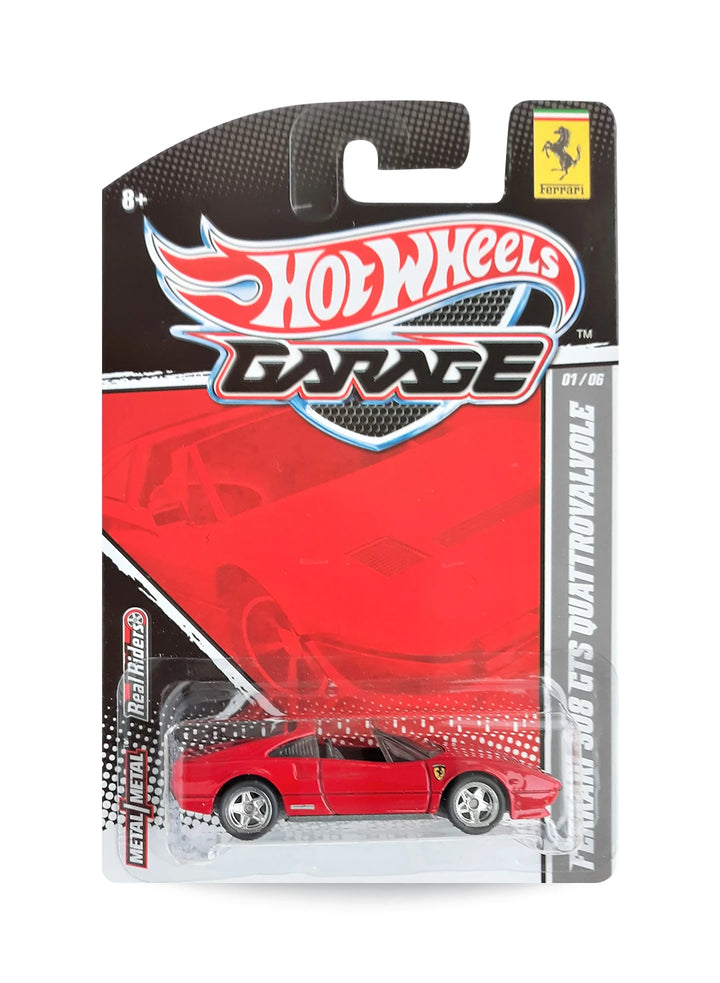 Hot Wheels Ferrari Garage 2011 Ferrari 308 GTS Quattrovalvole 1:64 – Red
