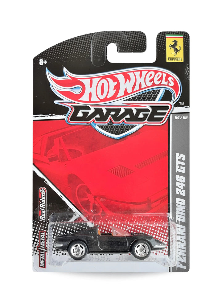 Hot Wheels Ferrari Garage 2011 Ferrari Dino 246 GTS 1:64 – Metallic Black