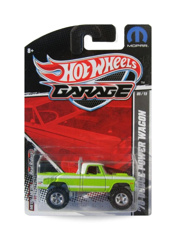 Hot Wheels Mopar Garage 2011 Dodge '70 Dodge Power Wagon 1:64 – Green