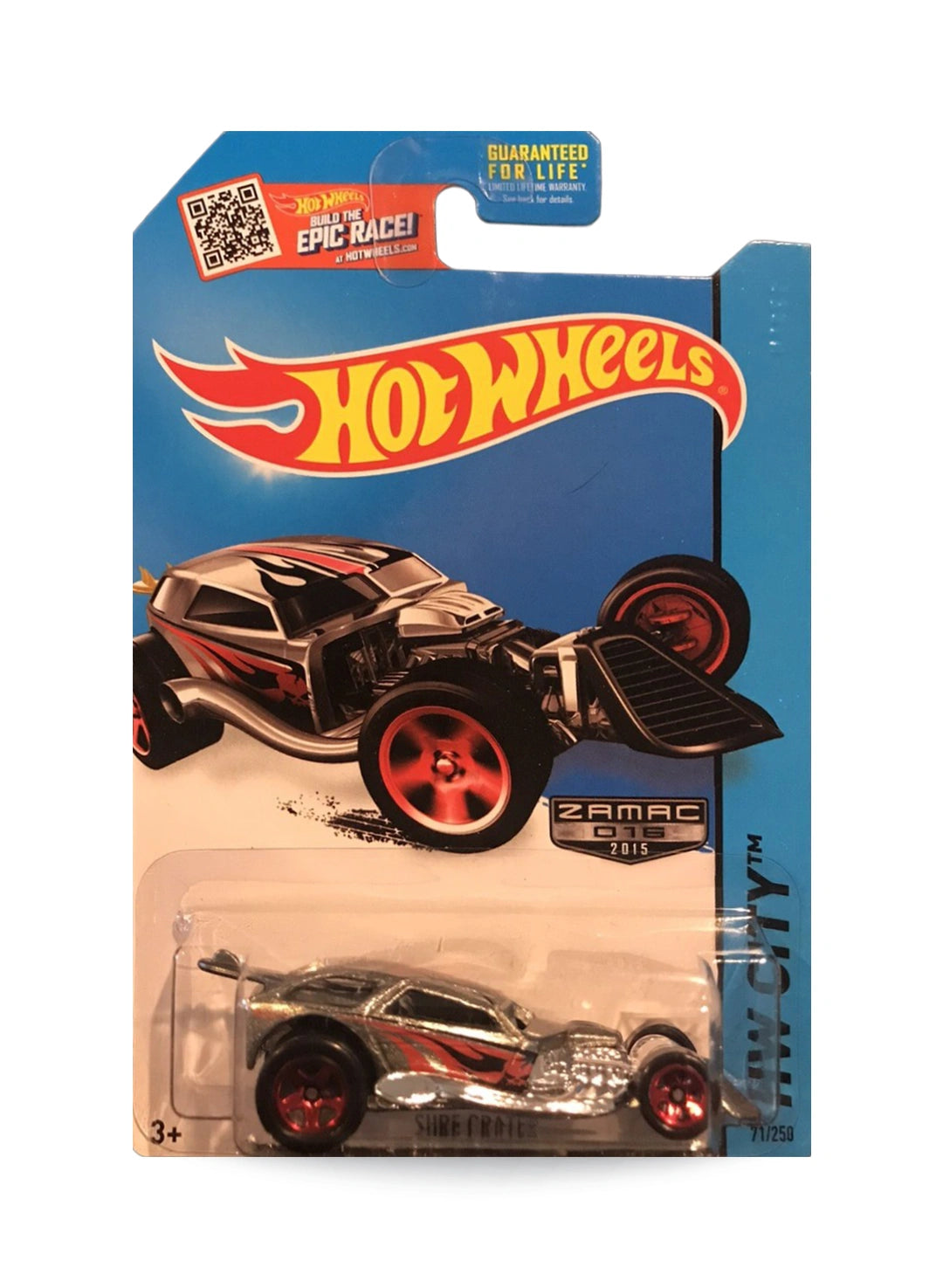 Hot Wheels Walmart Exclusive ZAMAC Editions 2015 Surf Crate 1:64 – ZAMAC