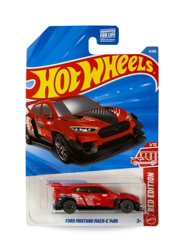 Hot Wheels Red Edition 2026 Ford Mustang Mach-E 1400 1:64 Red