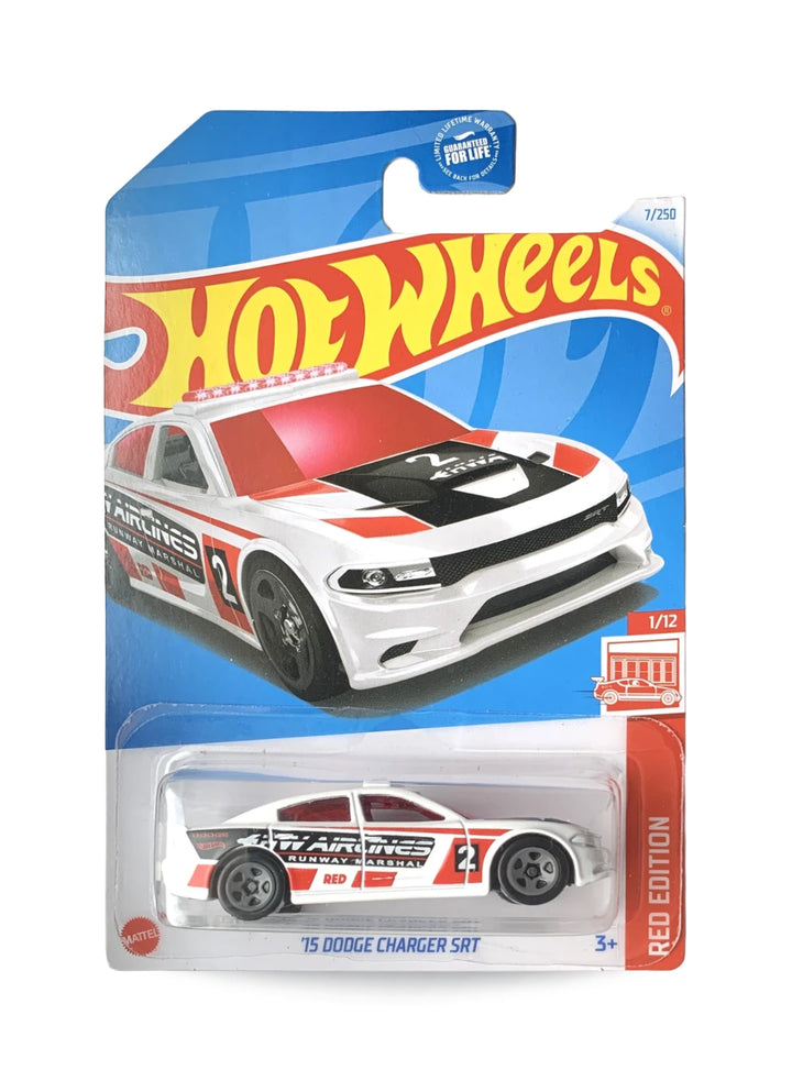Hot Wheels Red Edition 2024 Dodge '15 Charger SRT 1:64 White