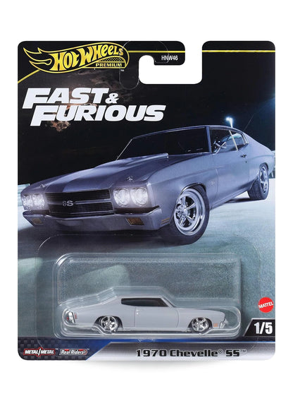 Hot Wheels Fast & Furious Premium Series Mix 1 2025 1970 Chevelle SS 1:64 – Matte Gray