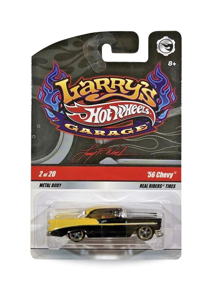 Hot Wheels Larry's Garage 2009 Chevrolet '56 Chevy 1:64 – Black & Yellow
