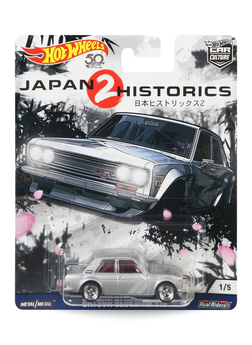 Hot Wheels Car Culture Japan Historics 2 2018 Datsun Bluebird 510 1:64 – Silver