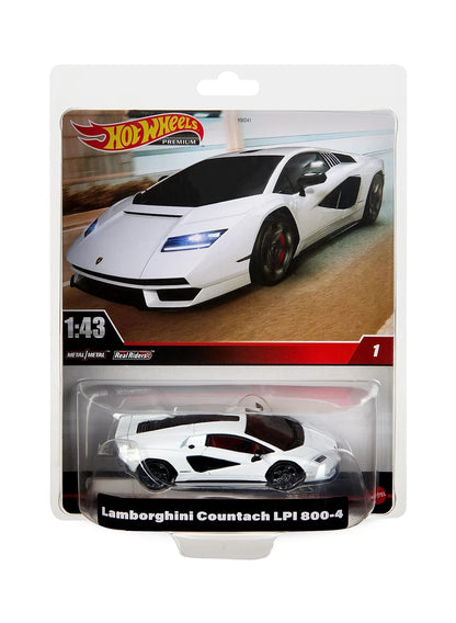 Hot Wheels Premium Singles 1:43 2023 Lamborghini Countach LPI 800-4 1:43 – Bianco Siderale