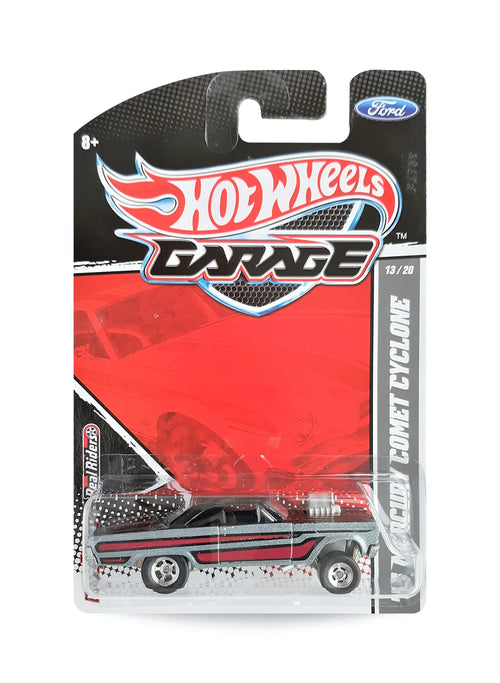 Hot Wheels Ford Garage 2011 Mercury '65 Mercury Comet Cyclone 1:64 – Metallic Pearl White & Red