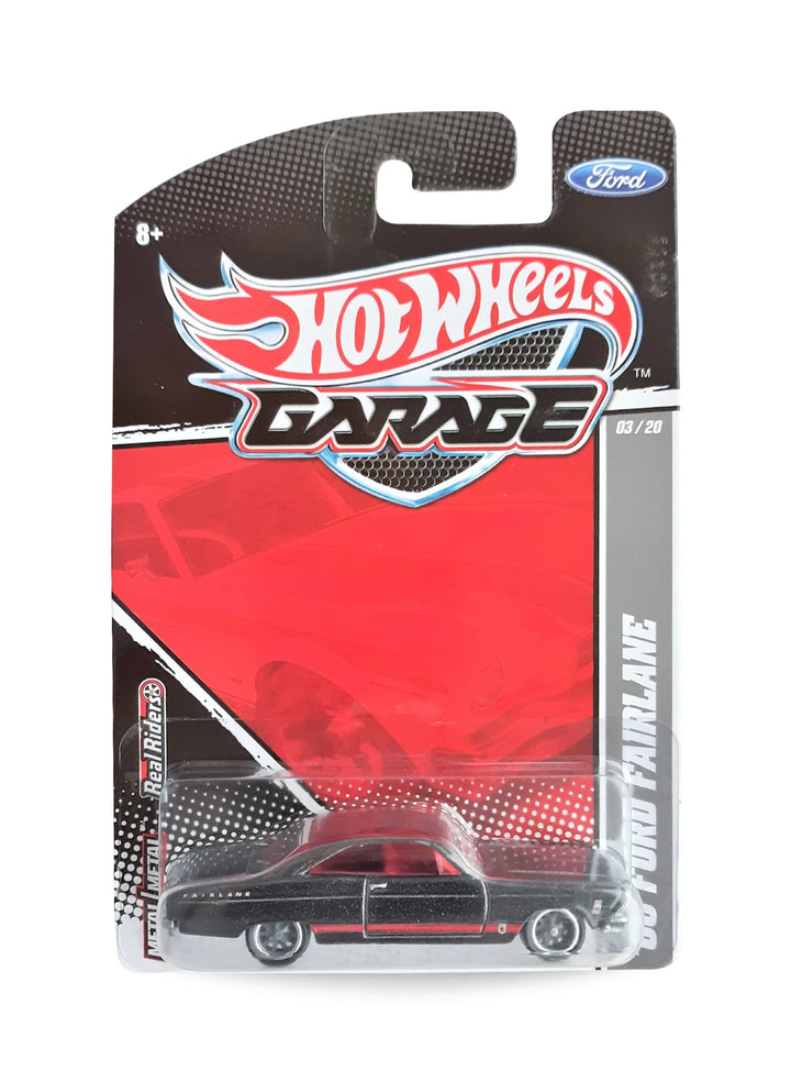 Hot Wheels Ford Garage 2011 Ford '66 Ford Fairlane GT 1:64 – Metallic Black