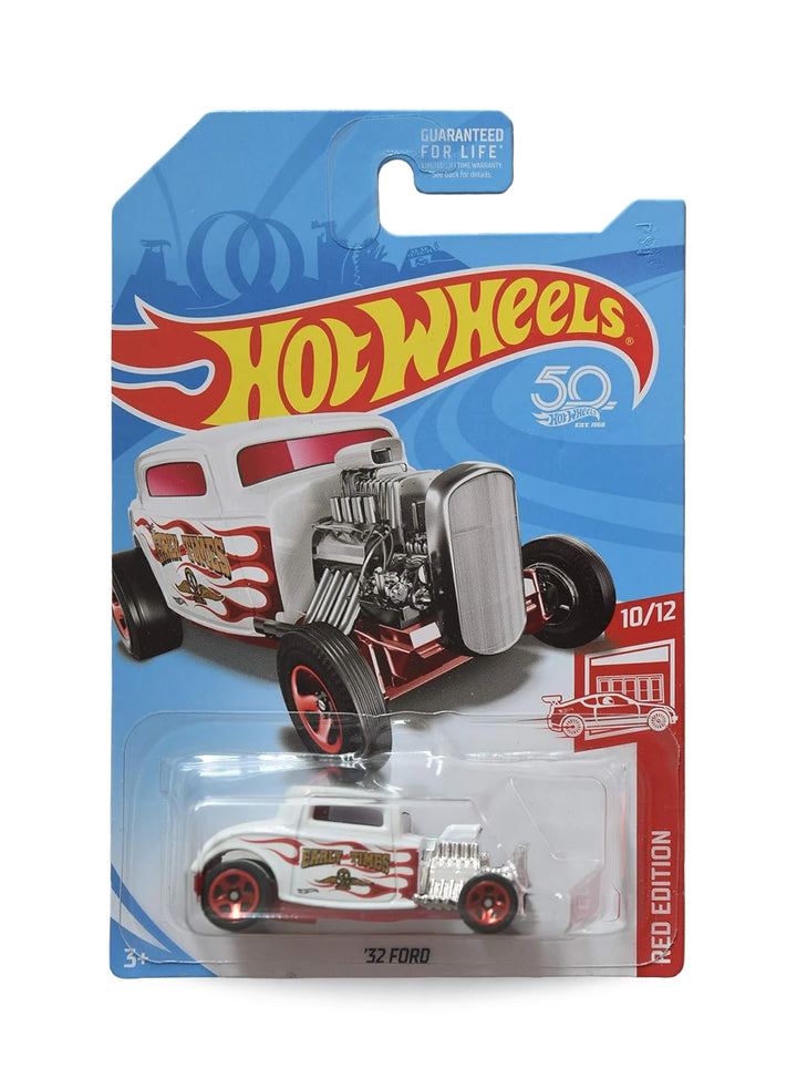 Hot Wheels Red Edition 2018 Ford '32 Ford 1:64 White