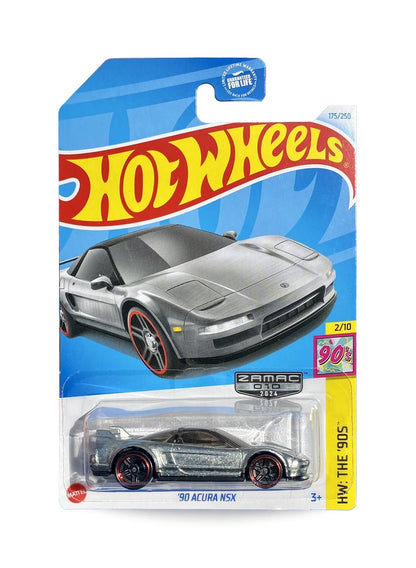 Hot Wheels Walmart Exclusive ZAMAC Editions 2024 Acura '90 NSX 1:64 – ZAMAC