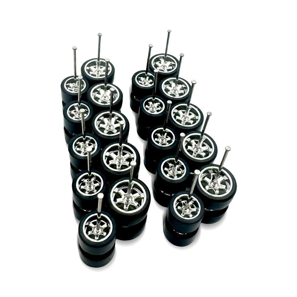 10 Pack Pack 9mm + 11mm Chrome Te37 Electroplated (For Civic Customs)