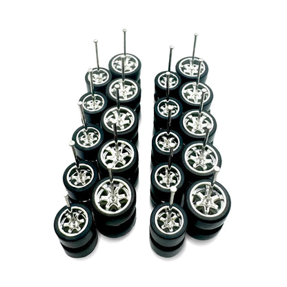 10 Pack Pack 9mm + 11mm Chrome Te37 Electroplated (For Civic Customs)