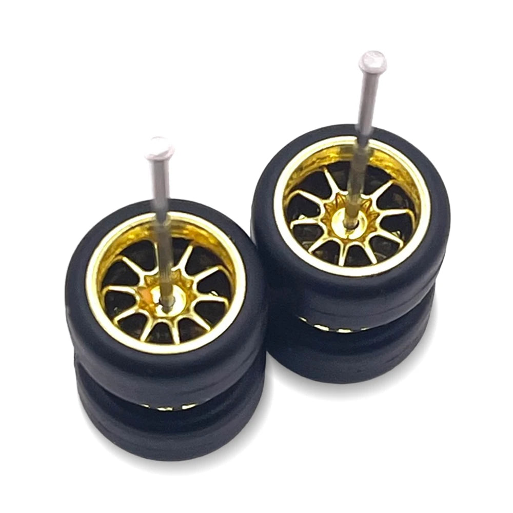 10 Spoke Gold Electroplated 11mm / 11mm