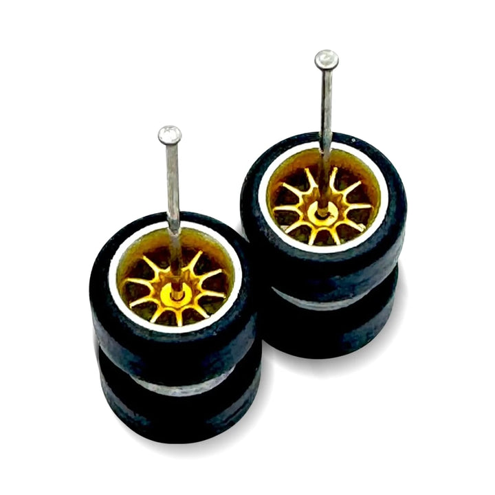 10 Spoke Gold Silver Lip 11mm / 11mm