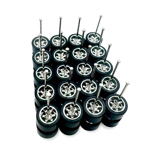 10 pack of 9mm Chrome Te37 Electroplated (For Tooned, Ae86 & Others)