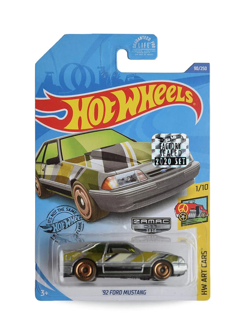 Hot Wheels Walmart Exclusive ZAMAC Editions 2020 Ford '92 Mustang 1:64 – ZAMAC