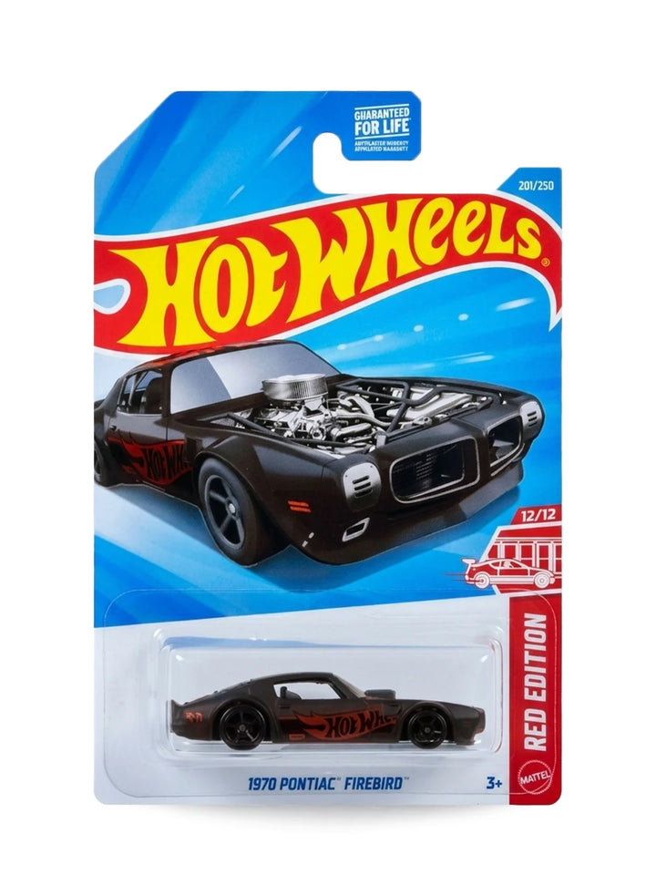 Hot Wheels Red Edition 2026 Pontiac 1970 Firebird 1:64 Matte Black