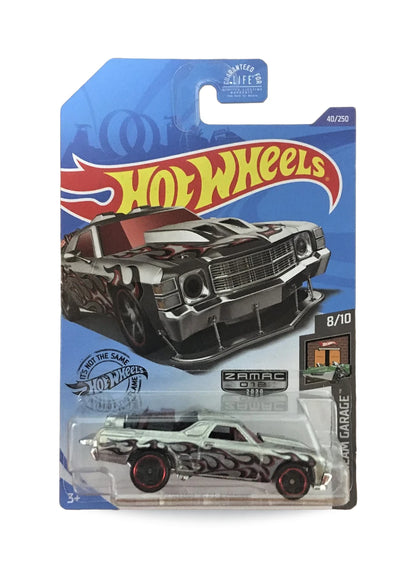 Hot Wheels Walmart Exclusive ZAMAC Editions 2020 Chevrolet Custom '71 El Camino 1:64 – ZAMAC