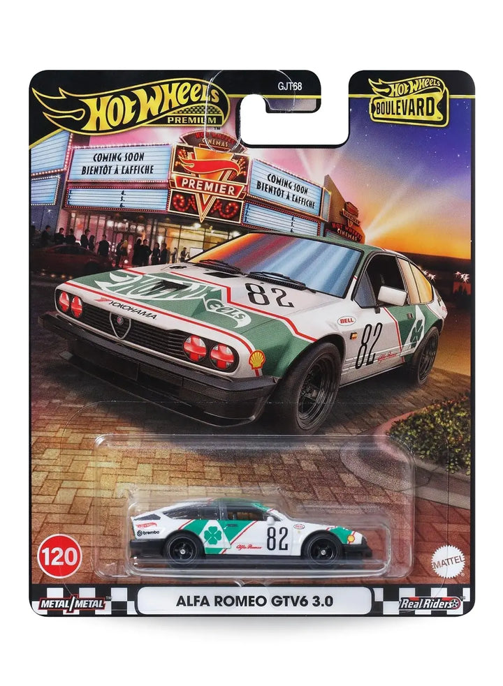 Hot Wheels Boulevard (After 2013) – 2025 Alfa Romeo GTV6 3.0 1:64 - White
