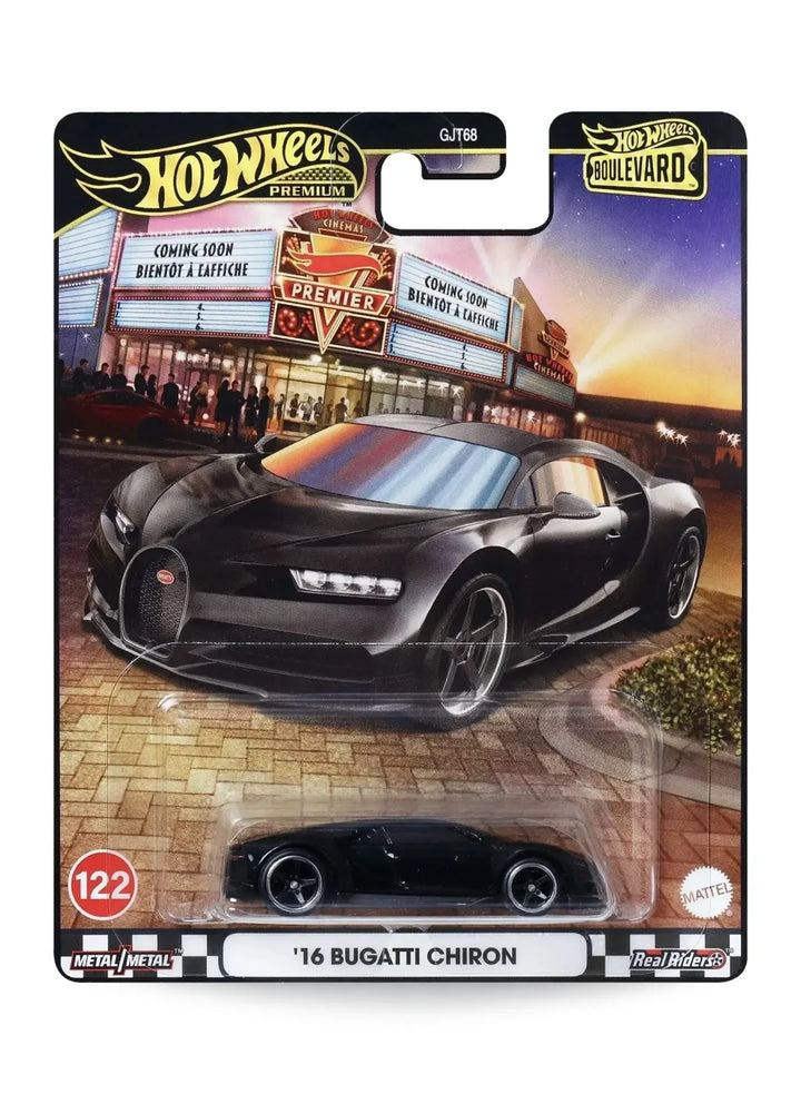 Hot Wheels Boulevard (After 2013) – 2025 Bugatti '16 Chiron 1:64 - Black