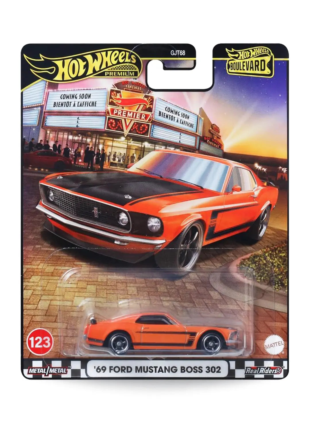 Hot Wheels Boulevard (After 2013) – 2025 '69 Ford Mustang Boss 302 1:64 - Orange