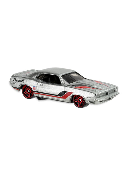 Hot Wheels Walmart Exclusive ZAMAC Editions 2016 Plymouth '70 Plymouth AAR Cuda 1:64 – ZAMAC